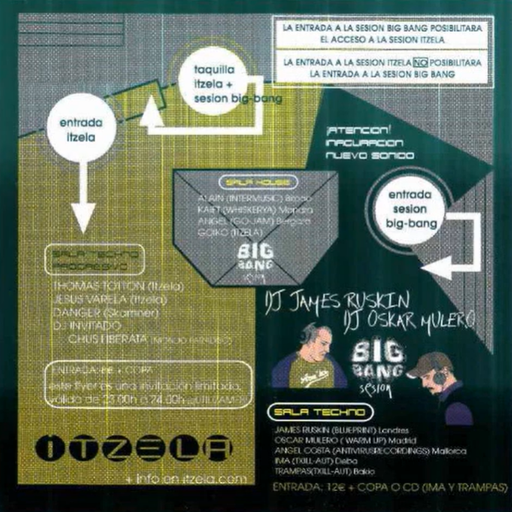 Oscar Mulero & James Ruskin at "BigBang" @ Itzela (Oiartzun-Spain) - 15 February 2003