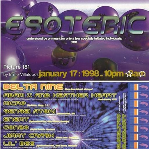 Adam X & Heather Heart at Esoteric (New York - USA) - 17 January 1998