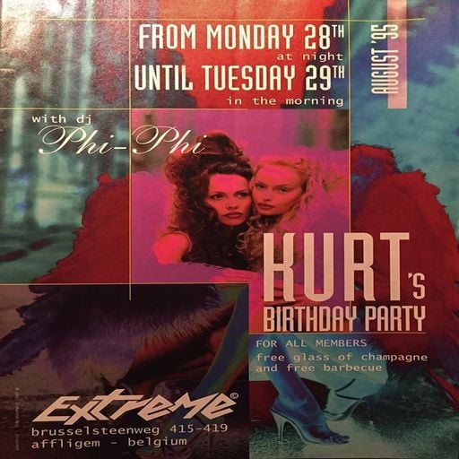 Phi-Phi at "Kurt's Birthday Party" @ Extreme (Affligem - Belgium) - 28 August 1995