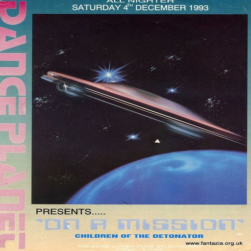 Daz Saund at "Dance Planet - Taking You On A Mission" @ The Edge (Coventry - UK) - 4 December 1993