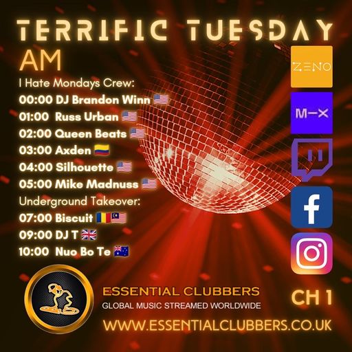 Biscuit- Underground Takeover Tuesday- Drum and Bass- Live on Essential Clubbers Radio 12.07.2022