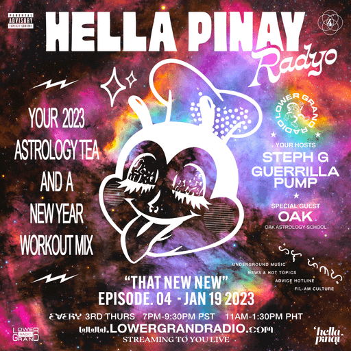 Hella Pinay Radio w/guests Oak Astrology School & Harriet Brown (01.19.2023)