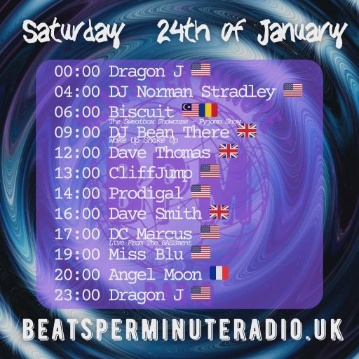 Biscuit-Saturday Pajama Show-Live on Beats Per Minute Radio 24.1.2026