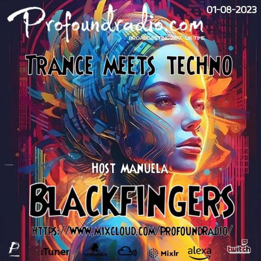 BLACKFINGERS TECHNO ZONE #16 ON TRANCE MEETS TECHNO 1/8/23
