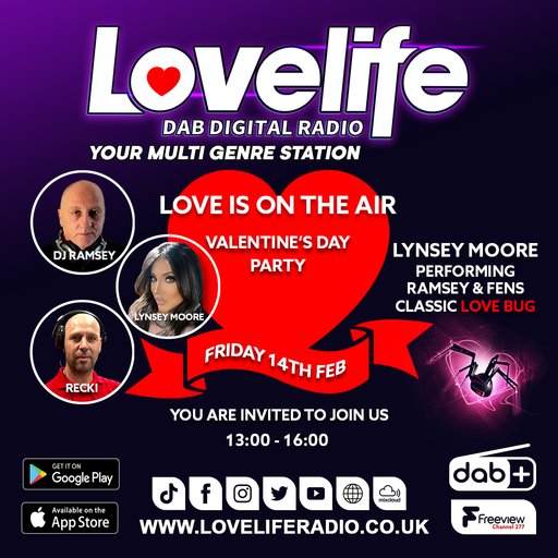 DJ Ramsey, Recki & Lynsey Moore (Love Is On The Air) 14 FEB 2025