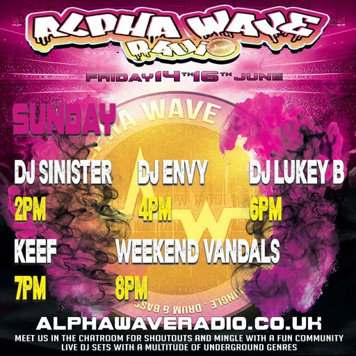 Dj-Sinister - Live On Alpha Wave Radio - 16-6-2024