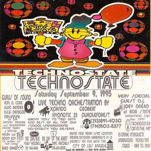 DJ KooKane at Technostate (Los Angeles - USA) - 9 September 1995