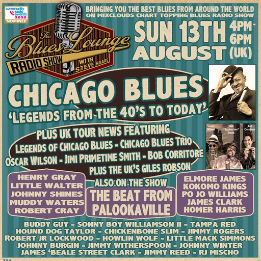 The Blues Lounge 13th Aug 2023 - Chicago Blues Special