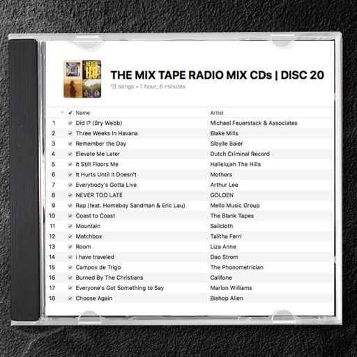 THE MIX TAPE RADIO MIX CDs | DISC 20