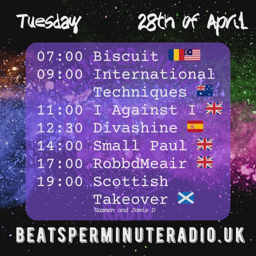 Biscuit- Tuesday Techno Crunch- Live on Beats Per Minute Radio 28.4.2026