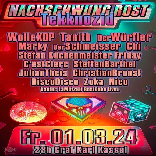 Wolle XDP at "Tekknozid x Nachschwung Rost" @ Graf Karl (Kassel-Germany) - 1 March 2024