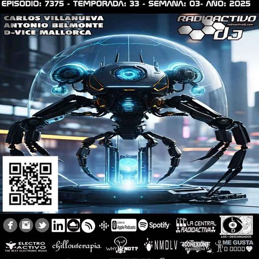 Radioactivo DJ 03-2025 Carlos Villanueva, Elena Blázquez, Antonio Belmonte & D-Vice Mallorca