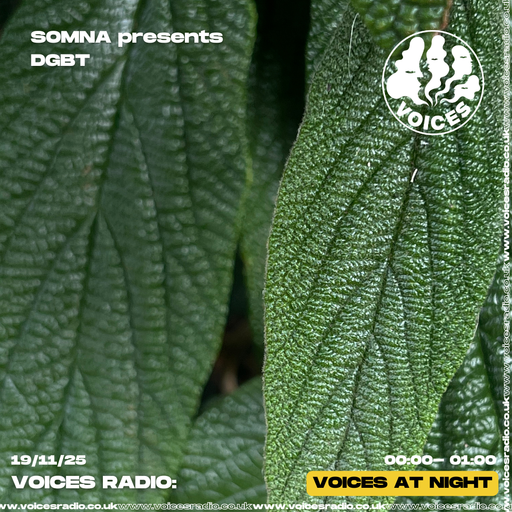 SOMNA presents DGBT - 19/11/25 - Voices Radio