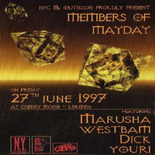 Youri at "Members Of Mayday" @ Cherry Moon (Lokeren - Belgium) - 27 June 1997