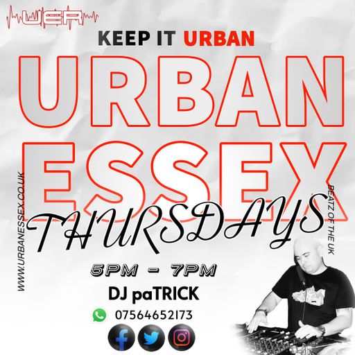 DJ paTRICK Live @ Urban Essex Radio UK (23.02.2023)