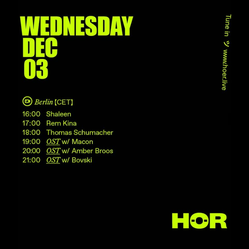Amber Broos at HÖR (Berlin-Germany) - 3 December 2025