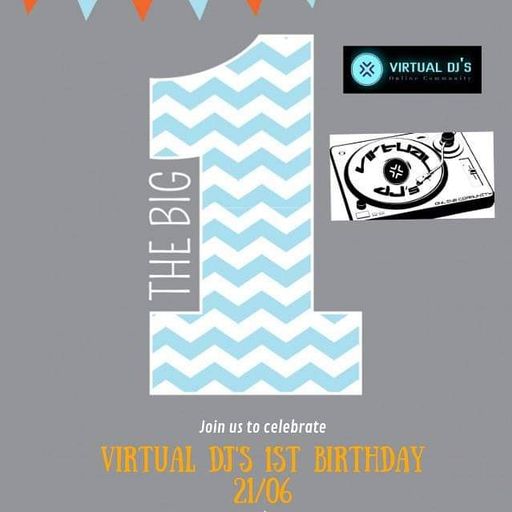 Virtual DJs 1st Bday 21-06-21  -Tom Cannier