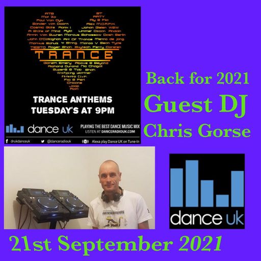 Alan Hastie - Trance Anthems with Chris Gorse Guestmix - Dance UK - 21/9/21