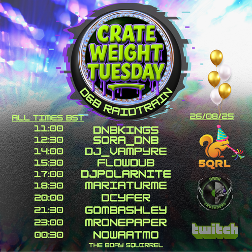 Nowa Atmospherec - Crate Weight #010 - Live On twitch.tv/nowaatmo - August 26th 2025