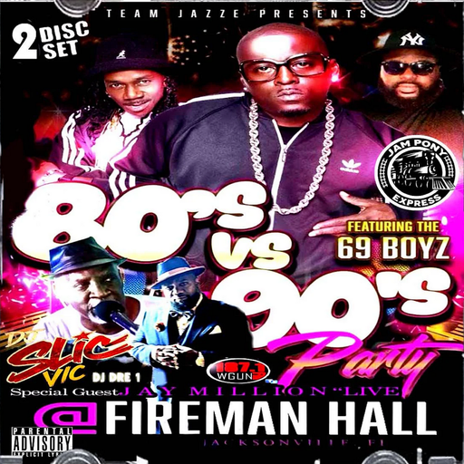 JPE 2026 - 80s Vs 90s Duval Party @ Fireman Hall, Jacksonville FL