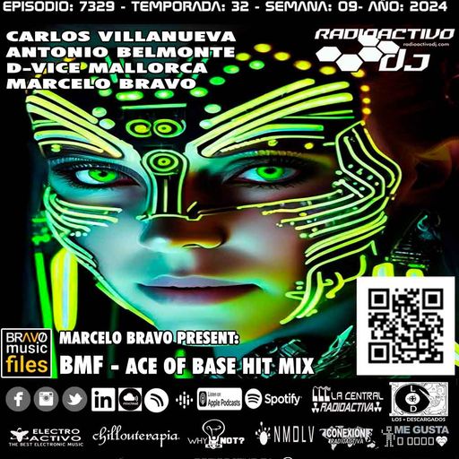 Radioactivo DJ 09-2024 Carlos Villanueva, Antonio Belmonte, D-Vice Mallorca & Marcelo Bravo