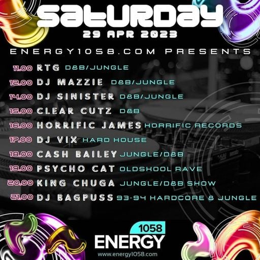 Dj-Sinister - Live On Energy1058 - 29-04-2023