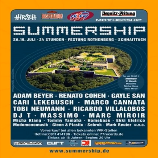 Ricardo Villalobos at Summership (Rothenberg-Germany) - 19 July 2003