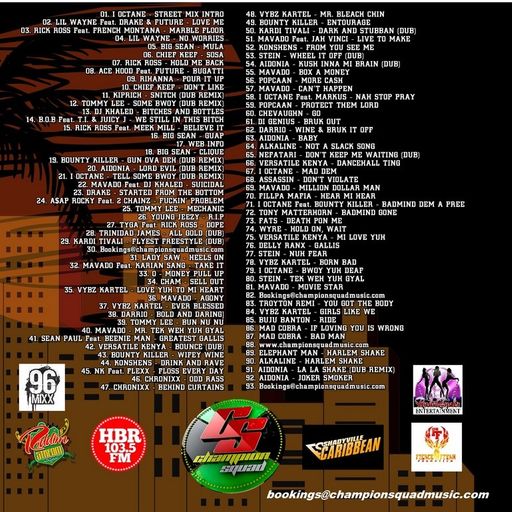 Champion Squad - Street Mix (Dancehall_Hip-Hop Mix CD 2013)