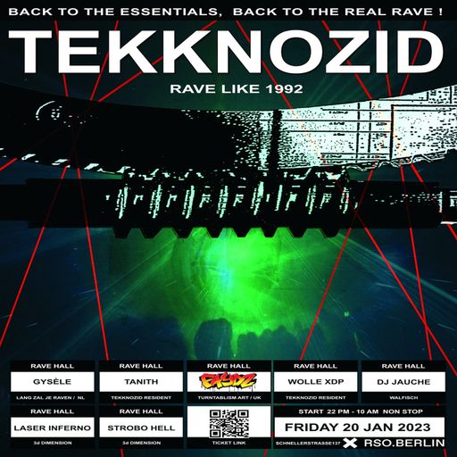 Tanith at "Tekknozid - Rave Like 1992" @ R.S.O (Berlin-Germany) - 20 January 2023