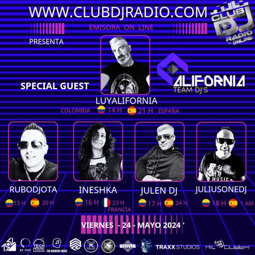 JULEN FOR CLUBDJRADIO ALIFORNIA TEAM