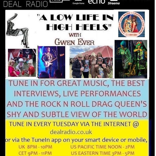 A LOW LIFE IN HIGH HEELS WITH GWEN EVER RADIO SHOW 13TH FEBRUARY 2024 EDITION