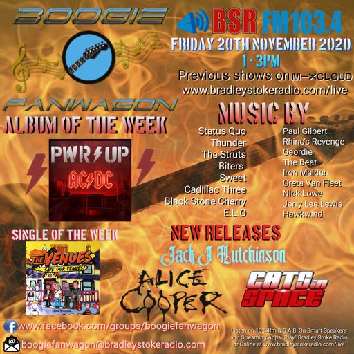 Boogie Fanwagon 20th November 2020