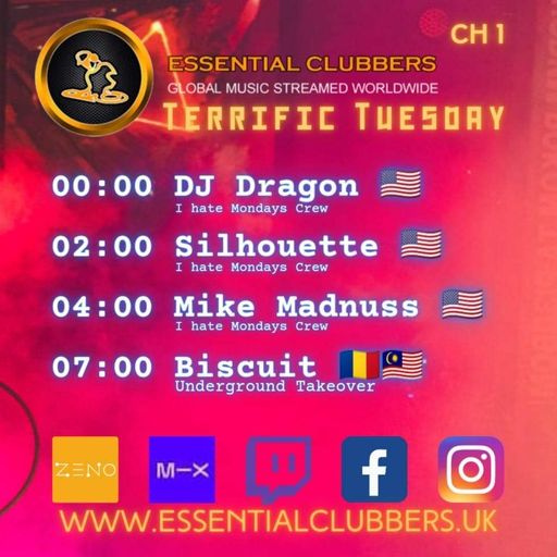 Biscuit-Underground Takeover Tuesday-Techno-Live on Essential Clubbers Radio 20.6.2023