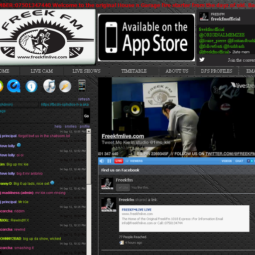 Antonio Sanchez/Mc Kie on Award Winning Freekfm