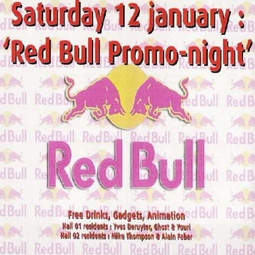 Ghost & Youri at "Red Bull Promo Night" @ Cherry Moon (Lokeren - Belgium) - 12 January 2002