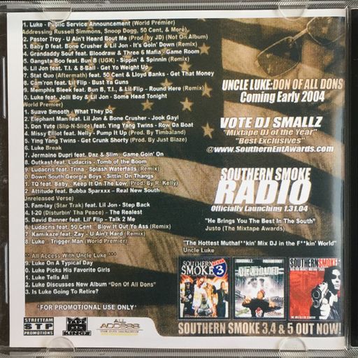 DJ Smallz - Southern Smoke #6 (Hosted By Uncle Luke) (2004)
