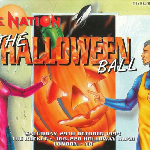 DJ Sy w/ MC Free & Easy & Rage - One Nation 'Halloween Ball' - The Rocket - 29.10.94