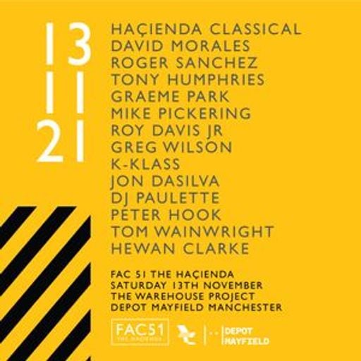 Roger Sanchez at "FAC51 The Haçienda" @ Warehouse Project (Manchester) - 13 November 2021