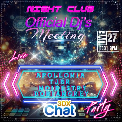 NIGHT CLUB OFFICIAL DJ'S MEETING  27/02/2025