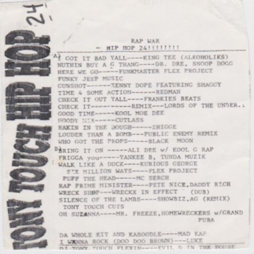 Tony Touch - Hip Hop #24 (1993)