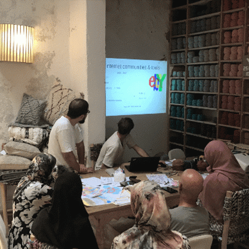 Zafraan Caravan Ernst Markus Stein presenting his artistic practice 05.09.2023