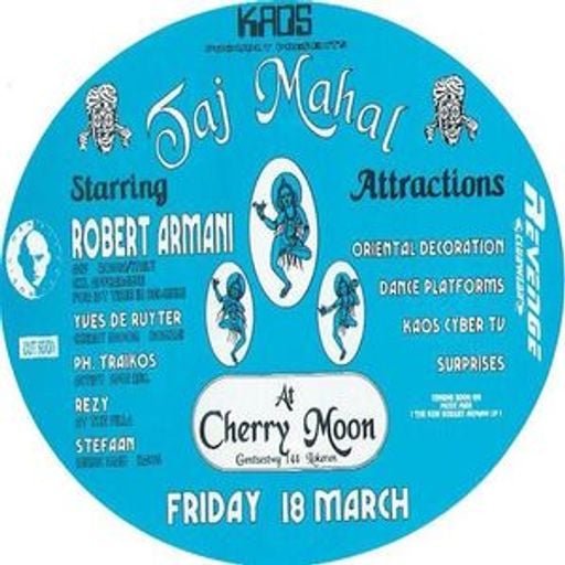 Philippe Traikos at "KAOS Taj Mahal" at Cherry Moon (Lokeren - Belgium) - 18 March 1994