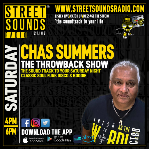The Street Sounds Throwback Show with Chas Summers on Street Sound Radio 1600-1800 11/10/2025