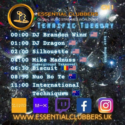 Biscuit-Underground Takeover Tuesday-Techno-Live on Essential Clubbers Radio 3.1.2023