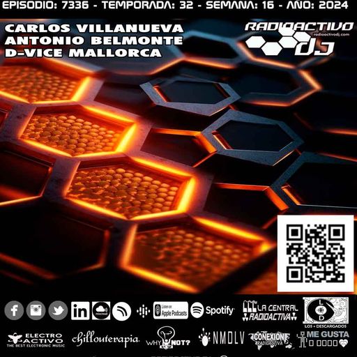 Radioactivo DJ 16-2024 Carlos Villanueva, Antonio Belmonte & D-Vice Mallorca