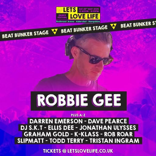 Robbie Gee > Beat Bunker Stage > Let's Love Life Festival 2024