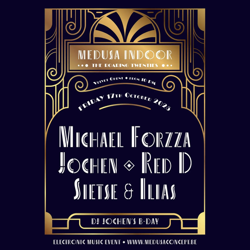 Jochen at "Medusa Indoor - Roaring 20s" @ Velvet Bar (Gent-Belgium) - 17 October 2025