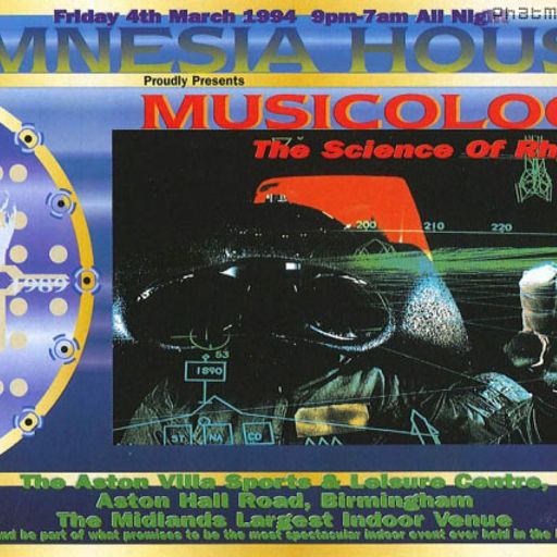 Stu Allen - Amnesia House Musicology Aston Villa Sports & Leisure Centre - 4.3.94