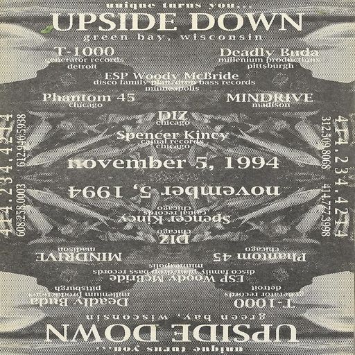 Alan Oldham (DJ T-1000) at uʍop ǝpᴉsd∩ (Green Bay - USA) - 5 November 1994