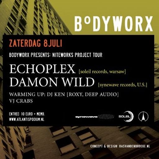 Damon Wild at "Bodyworx" @ Atlantis podium (Alkmaar - NL) - 8 July 2006